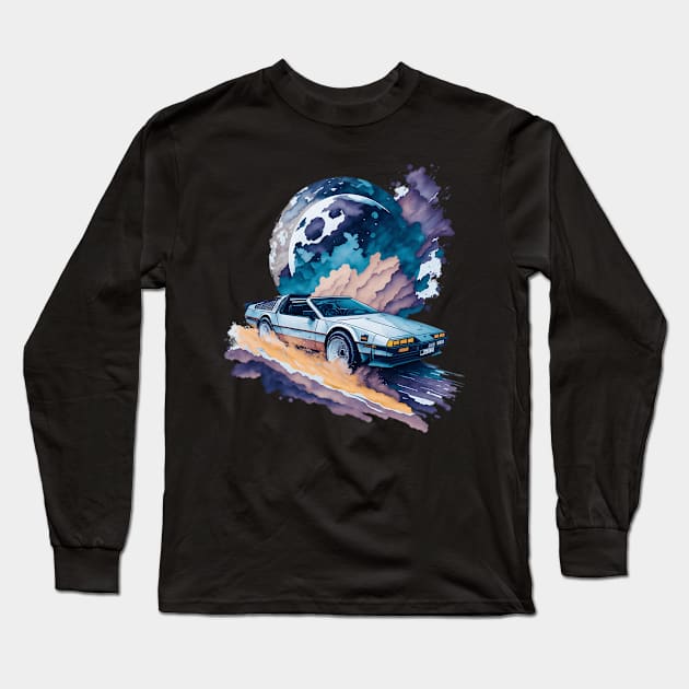 Summer Art DMC DeLorean Long Sleeve T-Shirt by Shop Goods